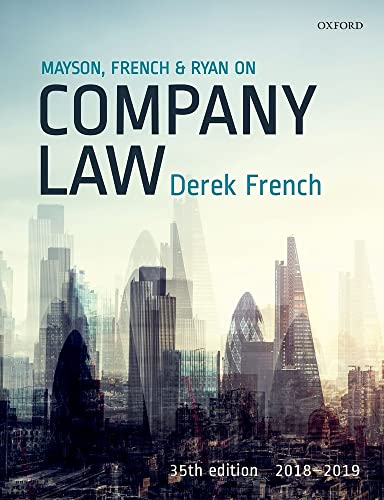 9780198815105: Mayson, French & Ryan on Company Law