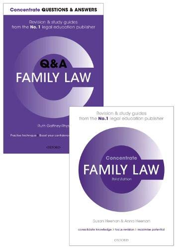Beispielbild fr Family Law Revision Pack zum Verkauf von Blackwell's