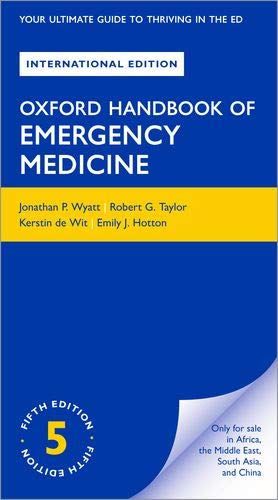 Beispielbild fr OXFORD HANDBOOK OF EMERGENCY MEDICINE 5TH EDITION zum Verkauf von Urban Book Limited