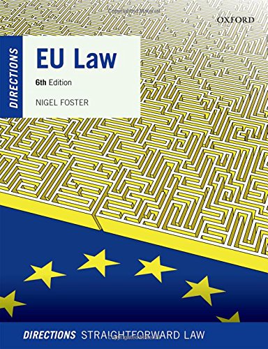 Beispielbild fr EU Law Directions zum Verkauf von WorldofBooks