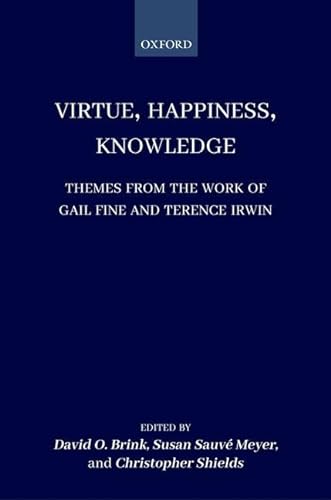 Beispielbild fr Virtue, Happiness, Knowledge zum Verkauf von Blackwell's