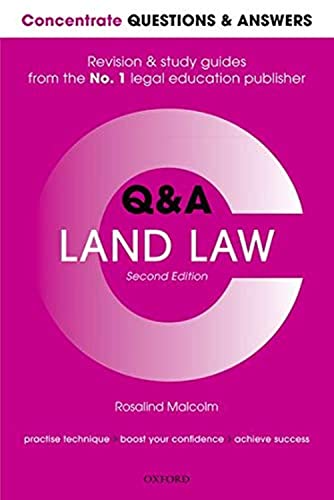 

Concentrate QA Land Law 2e: Law Revision and Study Guide (Concentrate Questions Answers)