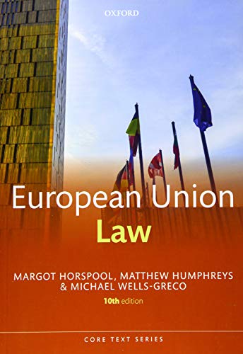 Imagen de archivo de European Union Law a la venta por Better World Books Ltd