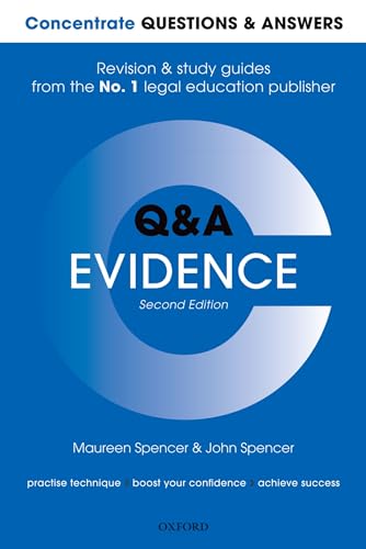 9780198819905: Concentrate Questions and Answers Evidence: Law Q&A Revision and Study Guide (Concentrate Questions & Answers)