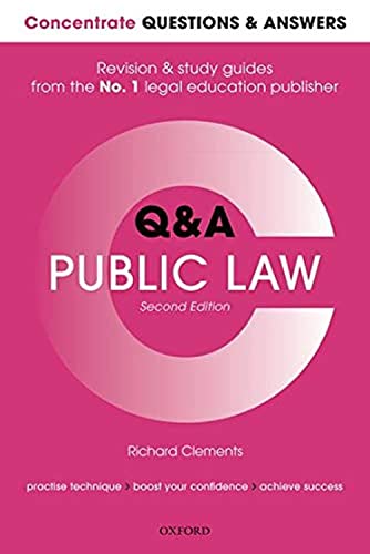 Beispielbild fr Concentrate Questions and Answers Public Law: Law Q&A Revision and Study Guide (Concentrate Questions & Answers) zum Verkauf von AwesomeBooks