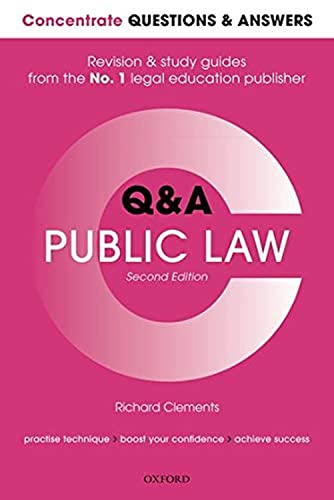 Stock image for Concentrate Questions and Answers Public Law: Law Q&A Revision and Study Guide (Concentrate Questions & Answers) for sale by AwesomeBooks