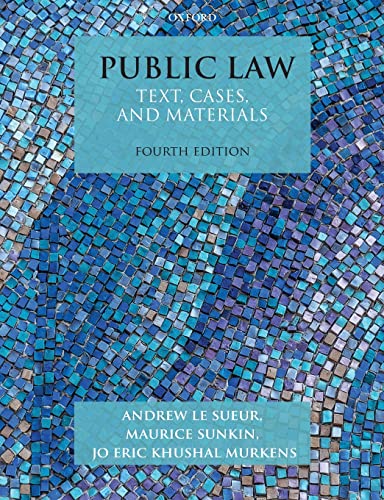 Public Law Cases and Materials Text 