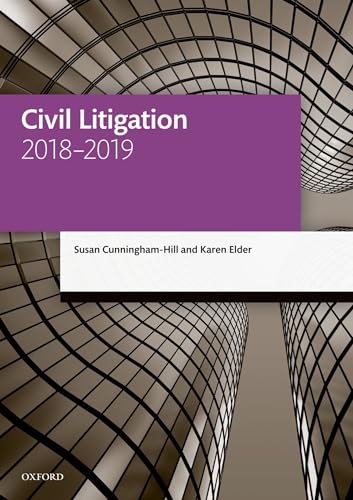 Stock image for Civil Litigation 2018-2019 (Legal Practice Course Manuals) for sale by Phatpocket Limited