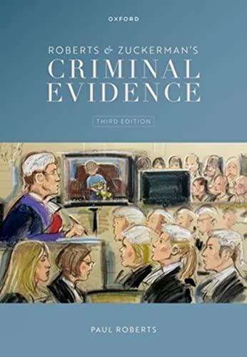 Stock image for Roberts and Zuckerman's Criminal Evidence for sale by PBShop.store US