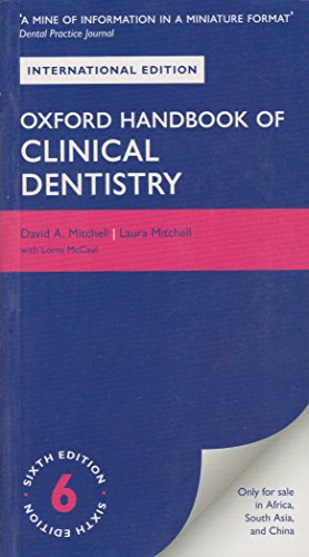 9780198824718: Oxford Handbook of Clincal Dentistry [Paperback] [Jan 01, 2017] Kate Smith