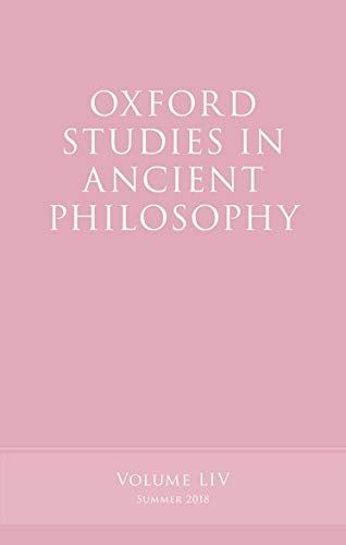 Beispielbild fr Oxford Studies in Ancient Philosophy. Volume 54 zum Verkauf von Blackwell's