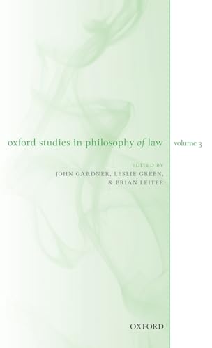 Beispielbild fr Oxford Studies in Philosophy of Law (Volume 3) zum Verkauf von Anybook.com