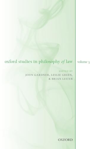 Beispielbild fr Oxford Studies in Philosophy of Law (Volume 3) zum Verkauf von Anybook.com