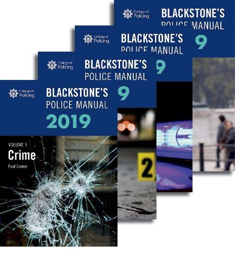 Beispielbild fr Blackstone's Police Manuals 2019: Four Volume Set zum Verkauf von BookstoYou