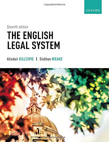 Beispielbild fr The English Legal System zum Verkauf von WorldofBooks