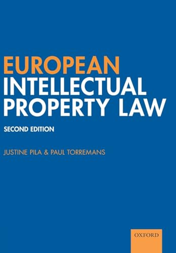 Beispielbild fr European Intellectual Property Law zum Verkauf von Blackwell's