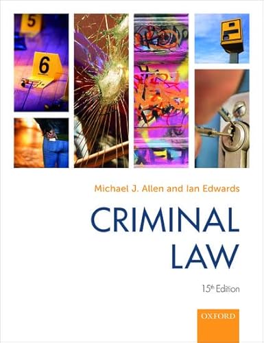 9780198831938: Criminal Law