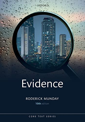 9780198832461: Evidence (Core Texts Series)