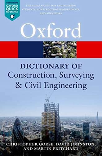 Stock image for A Dictionary of Construction, Surveying, and Civil Engineering (Oxford Quick Reference) for sale by HPB-Red