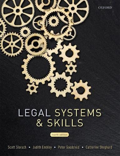 Beispielbild fr Legal Systems & Skills: Learn, Develop, Apply zum Verkauf von GF Books, Inc.
