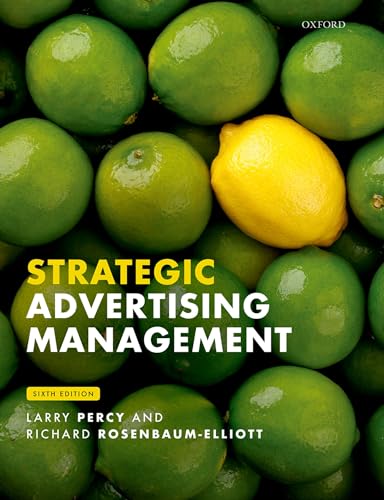 Beispielbild fr Strategic Advertising Management zum Verkauf von Monster Bookshop