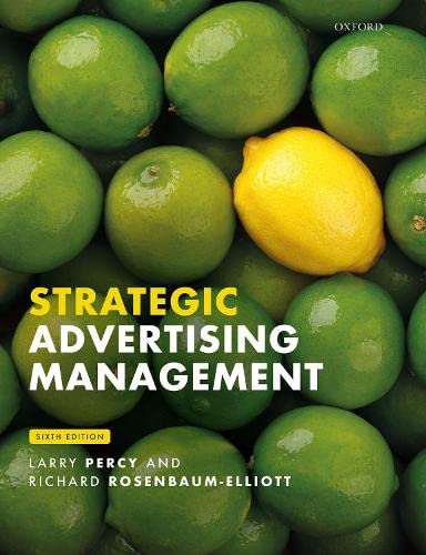 Stock image for Strategic Advertising Management for sale by Phatpocket Limited