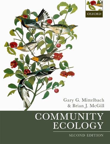 Imagen de archivo de Community Ecology a la venta por Prior Books Ltd