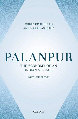 Imagen de archivo de PALANPUR:ECONOMY INDIAN VILLAGE EPZI P a la venta por Books Puddle