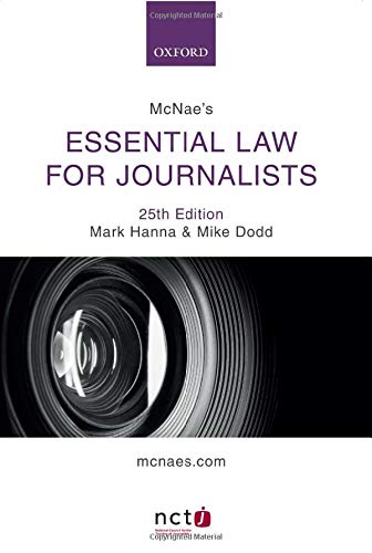 9780198839835: McNae's Essential Law for Journalists