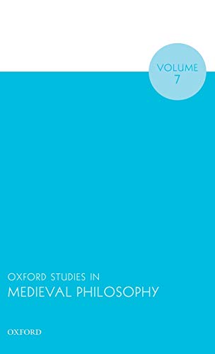9780198845515: Oxford Studies in Medieval Philosophy Volume 7