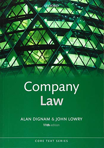 Imagen de archivo de Company Law (Core Texts Series) a la venta por WorldofBooks