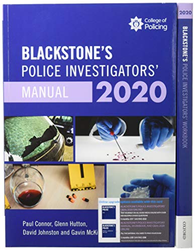 Stock image for Blackstone's Police Investigators' Manual and Workbook 2020 for sale by Revaluation Books