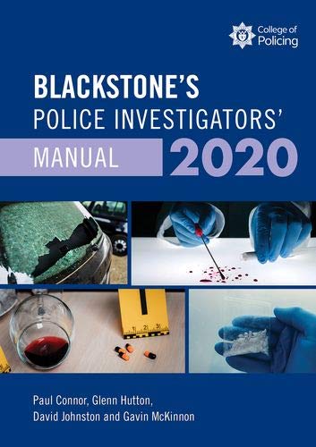 Stock image for Blackstone's Police Investigators' Manual 2020 for sale by AwesomeBooks