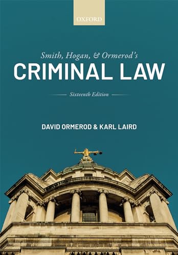 9780198849704: Smith, Hogan, and Ormerod's Criminal Law