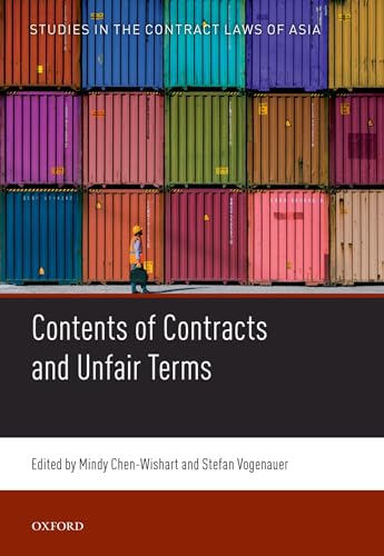 Stock image for Contents of Contracts and Unfair Terms (Studies in the Contract Laws of Asia) for sale by Books Unplugged