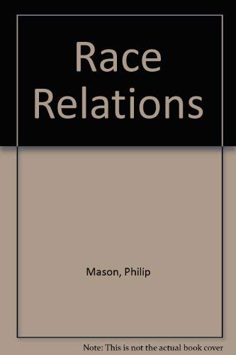 Beispielbild fr Race Relations zum Verkauf von Neil Shillington: Bookdealer/Booksearch