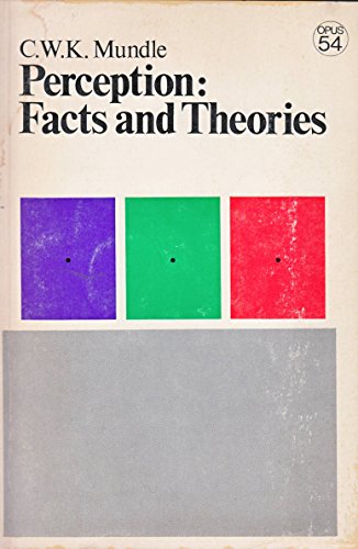Imagen de archivo de Perception: Facts and Theories a la venta por Row By Row Bookshop
