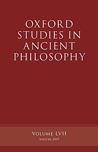 9780198850892: Oxford Studies in Ancient Philosophy, Volume 57: Winter 2019