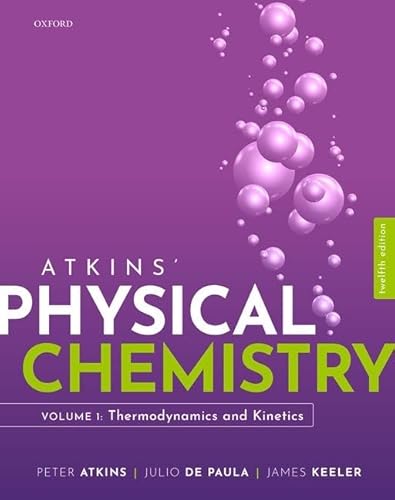 Beispielbild fr Atkins Physical Chemistry V1 zum Verkauf von Books From California