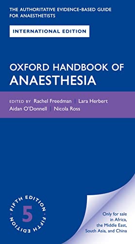 Stock image for OXFORD HANDBOOK OF ANAESTHESIA 5ED for sale by Universal Store
