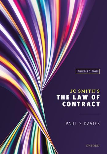 Stock image for JC Smith's The Law of Contract for sale by Blackwell's