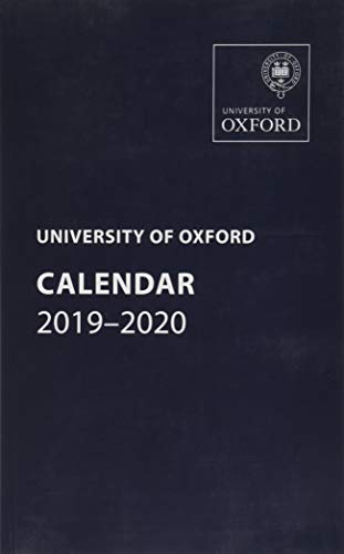 9780198853589: University of Oxford Calendar 2019-2020 (Oxford University Calendar Series)