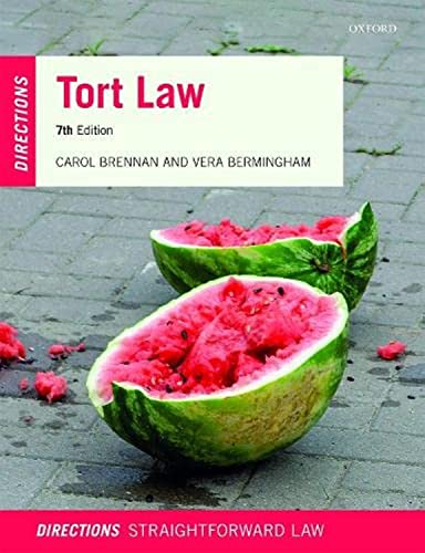 9780198853923: Tort Law Directions