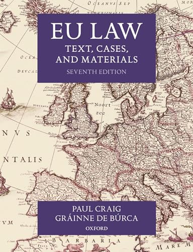 Imagen de archivo de EU Law: Text, Cases, and Materials a la venta por medimops