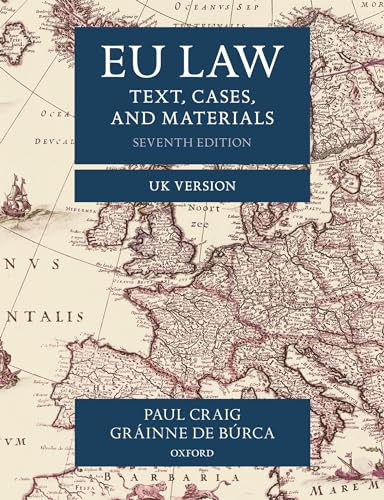 Stock image for EU Law: Text, Cases, and Materials UK Version for sale by AwesomeBooks