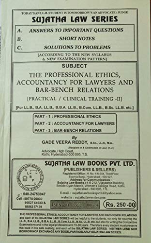 Imagen de archivo de Professional Ethics (Bar Manuals) a la venta por WorldofBooks