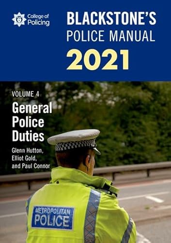 Immagine dell'editore per Blackstone's Police Manuals Volume 4: General Police Duties 2021 venduto da Better World Books Ltd