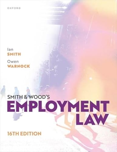 Beispielbild fr Smith & Wood's Employment Law zum Verkauf von AwesomeBooks