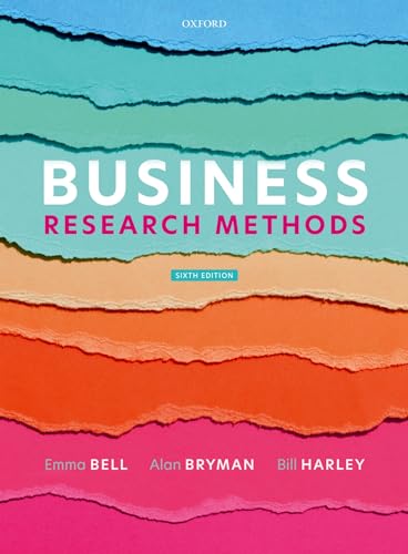 Beispielbild fr Business Research Methods zum Verkauf von Buchpark