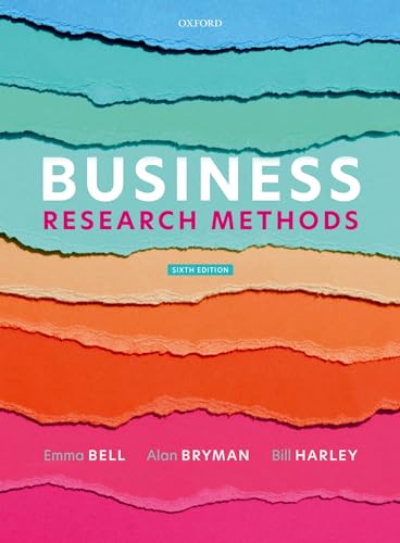 Stock image for Business Research Methods 6E for sale by GF Books, Inc.